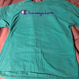 blue champion shirt